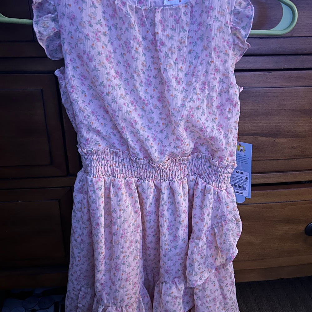 Cat & Jack Pink Floral Ruffle Dress